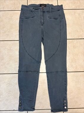Peruvian Connection Gray Ryder Moto Jeans✨